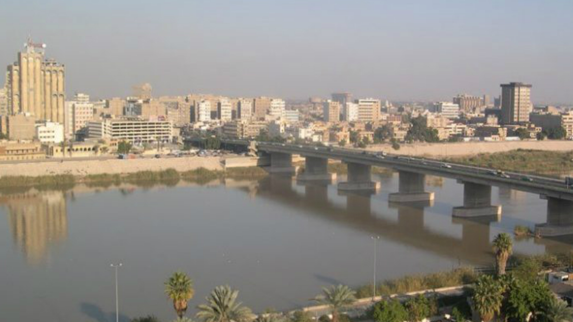 إعادة افتتاح جسر السنك في بغداد