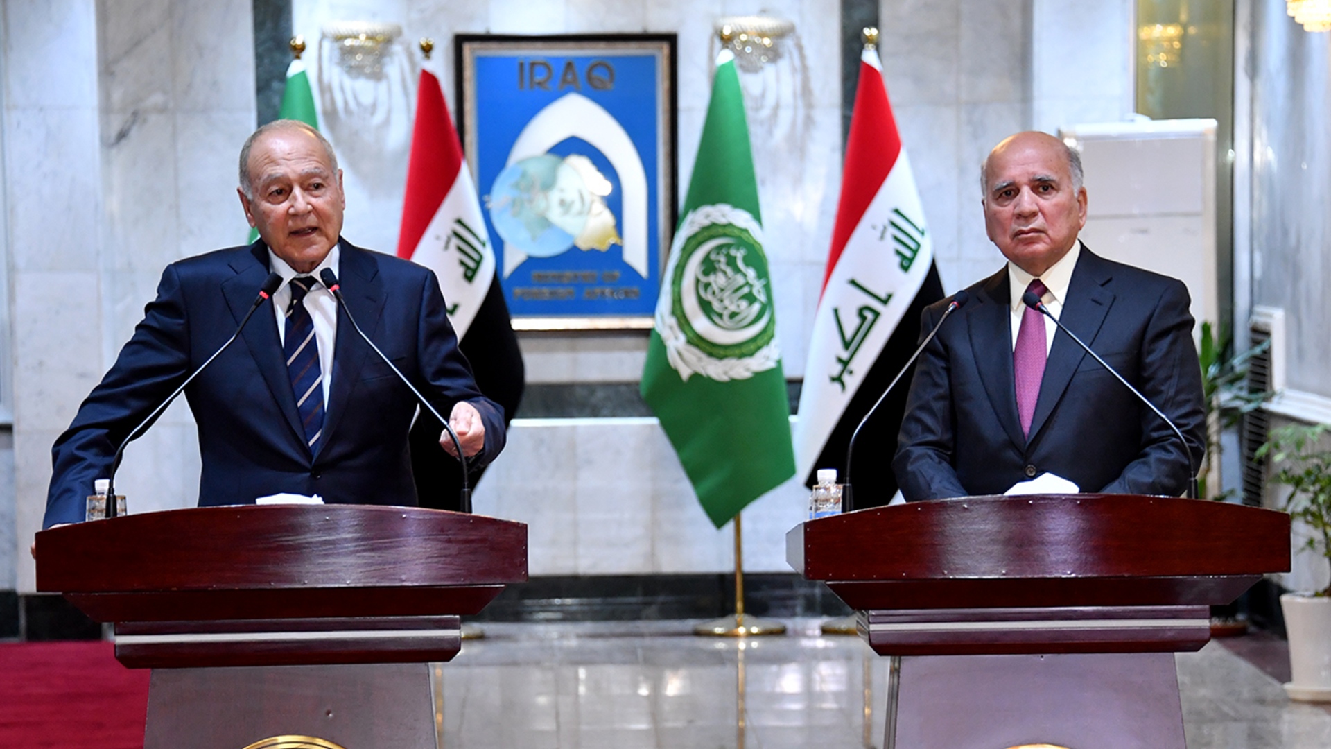 الجامعة العربية تؤكد دعم العراق بكل تطلعاته